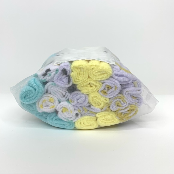 Zak & Zoey 24 Pack Giftable Washcloth Set Blue Yellow White Gray New Nwt - Picture 4 of 6